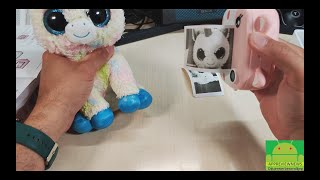 die Sofortbild GreenKinder Kamera mit integriertem Thermo Drucker in schwarz weiß Bilder ausdrucken!