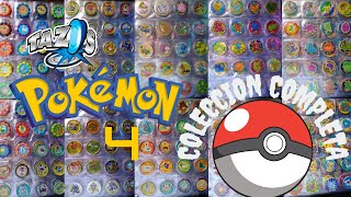 TAZOS POKÉMON 4 (2007) COLECCIÓN COMPLETA - CHECKLIST