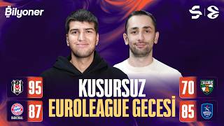 Zalgiris Kaunas 70-85 Anadolu Efes, Beşiktaş 95-87 Bayern Münih | Maç Sonu Canlı