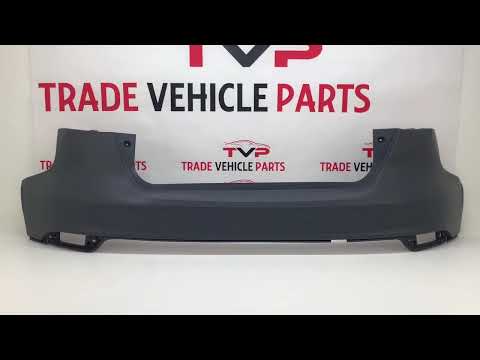 Fits Ford Focus 2014-2018 Rear Bumper Primed video