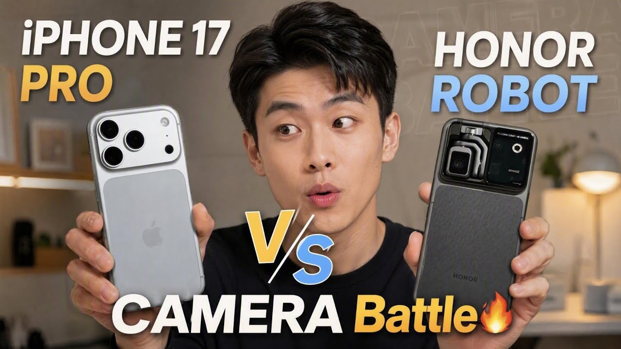 HONOR Robot Phone 🤖 Camera King? vs iPhone 17 Pro | Real Test!