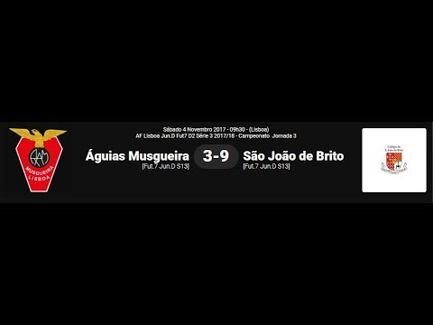 Águias da Musgueira - Colégio São João de Brito 2017/2018