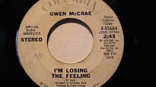 GWEN McCRAE I'M LOSING THE FEELING COLUMBIA RECORDS RARE PROMO