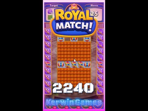 Royal Match Level 2240 - No Boosters Gameplay