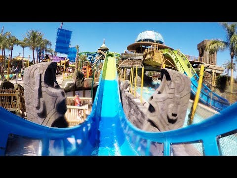 [4K] Krakatau Aqua Coaster - Volcano Bay Orlando, FL Version 2