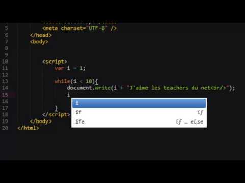 Javascript 23 La boucle while