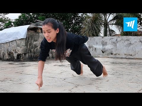 Strongest Ninja Girl - Chintya Candranaya | Muscle Madness
