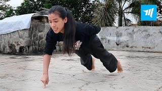Strongest Ninja Girl - Chintya Candranaya  Muscle 