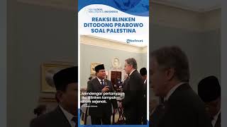 Reaksi Menlu AS Antony Blinken Tiba-tiba 'Ditodong' Prabowo untuk Urus Konflik Palestina saat Pamit