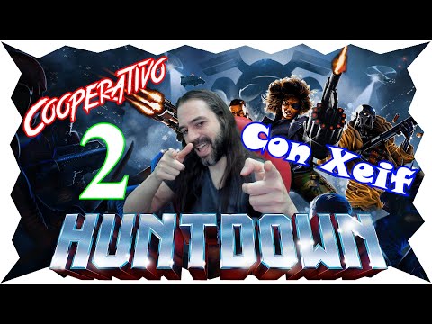 HUNTDOWN Gameplay Español COOPERATIVO con Xeif - FINAL - INDIE RUN and GUN Estilo RETRO en 2D