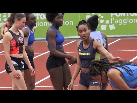 25''35. ELPHENOR Lauryn (200m JUF FA ) - Chpts régionaux Cadets-Juniors, PONTOISE, 8 juin 2019