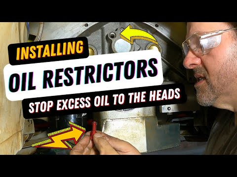 How to Install Oil Restrictors in a solid cam engine to reduce oil overfilling the cylinder heads.