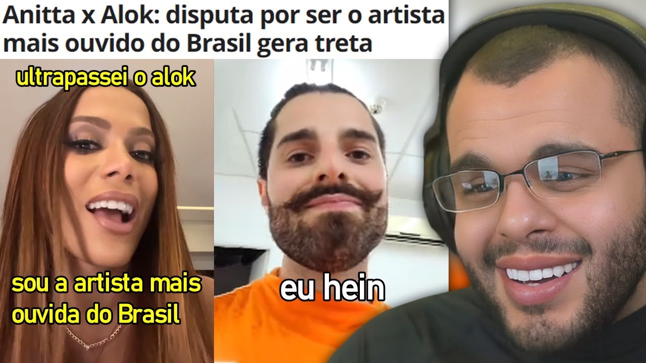 ANITTA E ALOK TRETAM FEIO E TROCAM INDIRETAS NAS REDES SOCIAIS