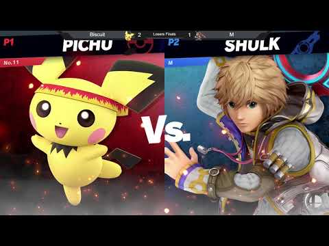 USK9 Losers Finals - Biscuit (Pichu) vs M (Shulk) - Smash Ultimate