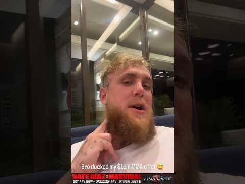 Jake Paul REACTS to Nate Diaz beating Masvidal & CALL OUT!