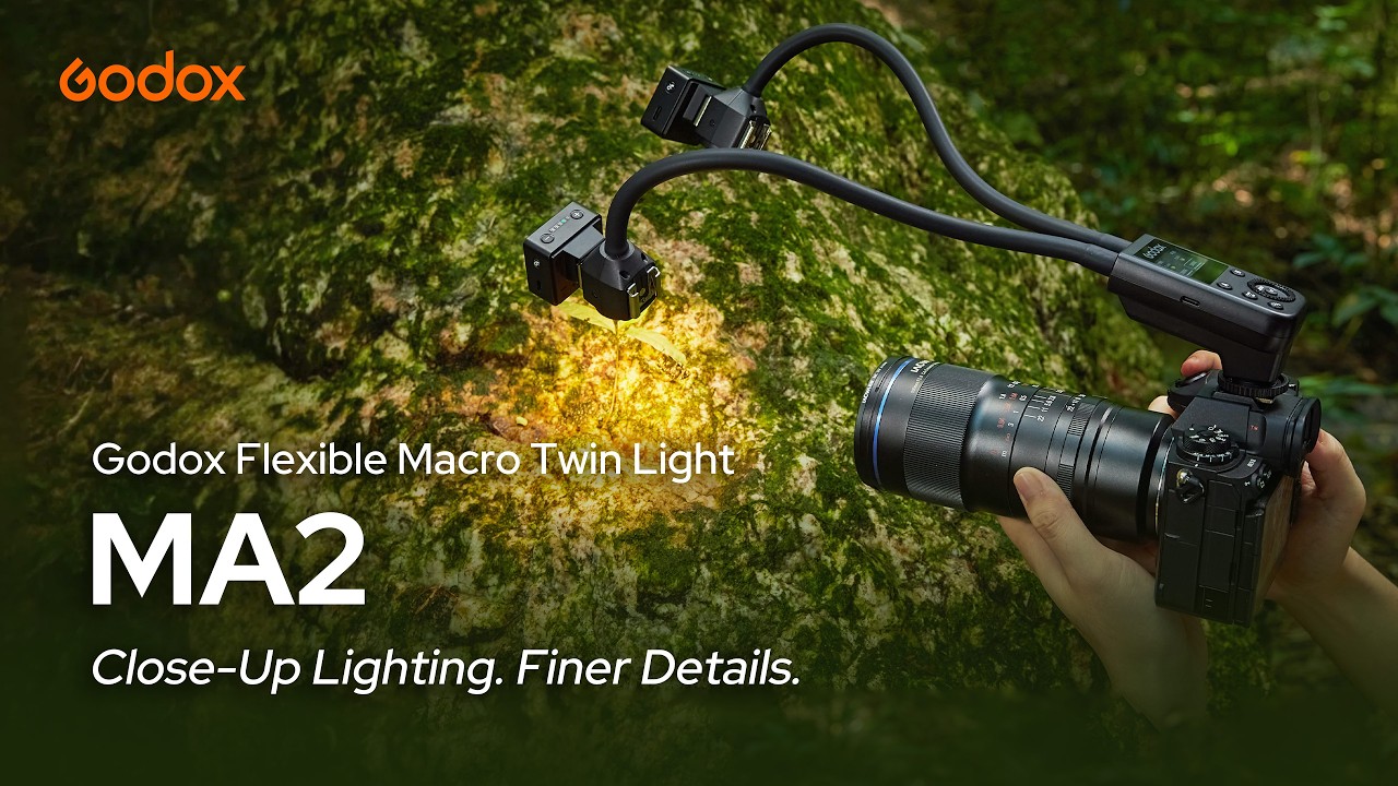 Godox MA2 Flexible Macro Twin Light | Close-Up Lighting, Finer Details - YouTube