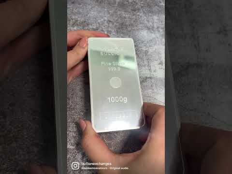 2022 1 Kilo Silver Bar  9999 Fine - Stonex Coin Bar #shorts