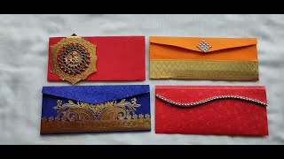 Shagun envelope/How to make Shagun envelope from old wedding cards/envelope making tutorial