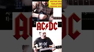 AC/DC - This Means War - Guitar Solo Tutorial + Tab