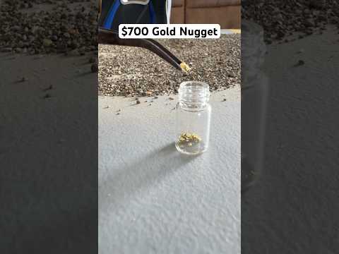 How much is my 10 Gram Gold nugget worth one year later? #shorts