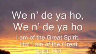 The new Cherokee morning song with translation
