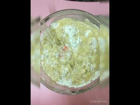 BSB cake banana strawberry blueberry cake