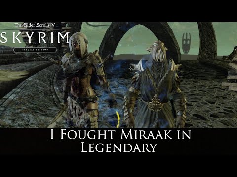 I Fought Miraak in Legendary Difficulty ⚔️ | Modded Skyrim