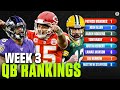 NFL Week 3 Quartberback POWER RANKINGS [Patrick Mahomes, Aaron Rodgers & MORE] | CBS Sports HQ
