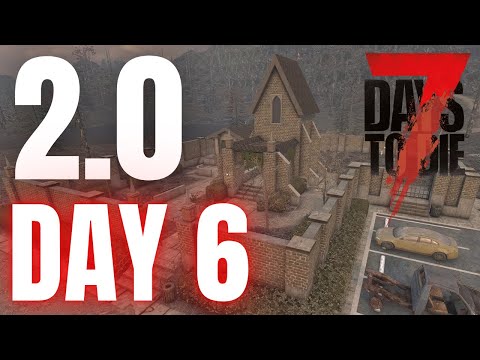 The ULTIMATE Crypt Horde Base Build! | 7 Days to Die 2.0 Day 6 – Storms Brewing Update