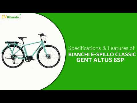 BIANCHI E SPILLO CLASSIC GENT ALTUS 8SP electric bicycle features and specifications