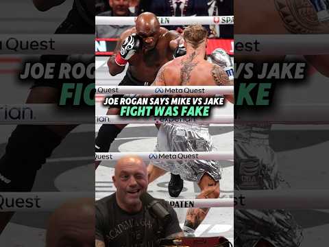Mike Tyson vs. Jake Paul was fixed - Joe Rogan #joerogan #jre #jreclips