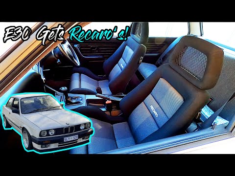 E30 Finally Gets Recaros | Dream Seats