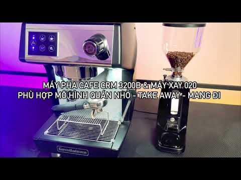 Máy pha cafe Gemilai CRM 3200B | Máy pha cà phê espresso giá rẻ
