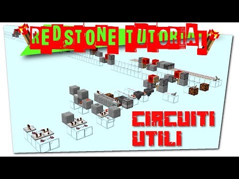 Circuiti UTILI #1 - Pulse Extender, Randomizer, Instant Repeater - Redstone Tutorial