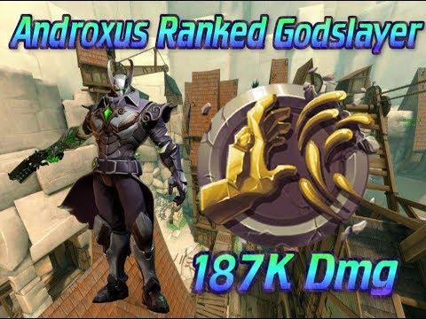 Paladins Ranked - Godslayer Androxus - 187K Damage!