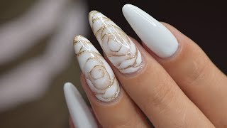 White Roses with Blooming Gel | April Ryan | Red Iguana