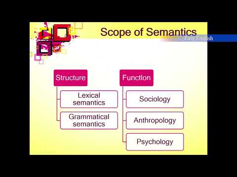 Scope of Semantics
