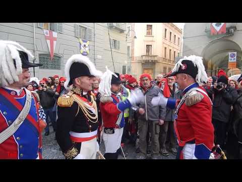 Mugnaia arriva in piazza - Carnevale Ivrea 2014