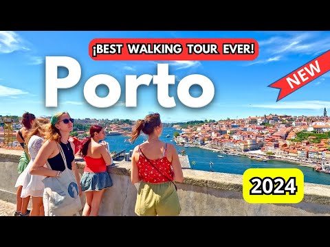 Walking Tour through Porto, Portugal [4K 60 fps] 🍷🍰 With Subtitles ❗