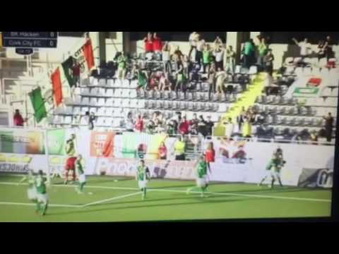 Cork city v Bk häcken maguire penalty
