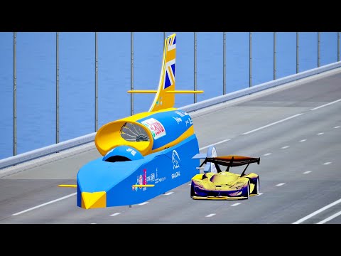 SRT Tomahawk GTR vs SSC Bloodhound - Drag Race 20 KM