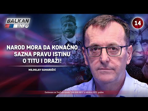 INTERVJU: Miloslav Samardžić - Narod mora da konačno sazna pravu istinu o Titu i Draži! (3.10.2023)