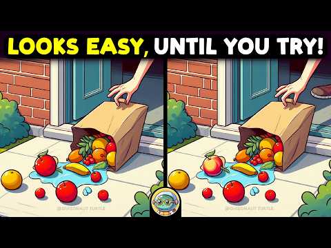 🐢🧩 Find The Difference | Puzzle Masters Only 🧩🐢 | Quizonaut Turtle