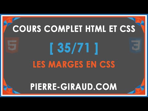 COURS COMPLET HTML ET CSS 35 71 Padding et margin en CSS