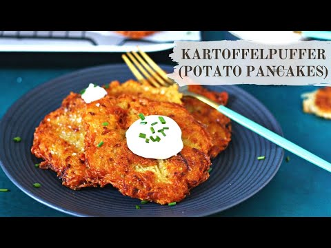 Crispy Homemade Kartoffelpuffer | German Potato Pancakes Recipe | Reibekuchen