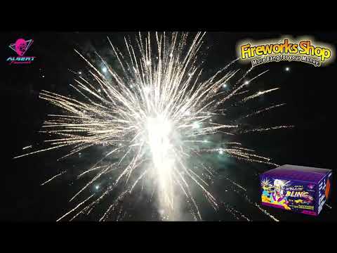 King of Bling – 100 Shot Compound | Argento Feuerwerk (Funke)