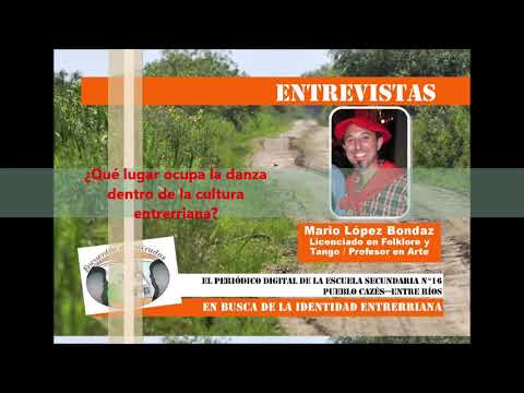 Entrevista realizada a Mario por el Periódico  Digital de la Esc. Secundaria 16. Pueblo Cazés. E.R