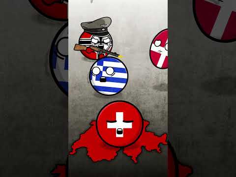 Switzerland During World War II #countryballs
