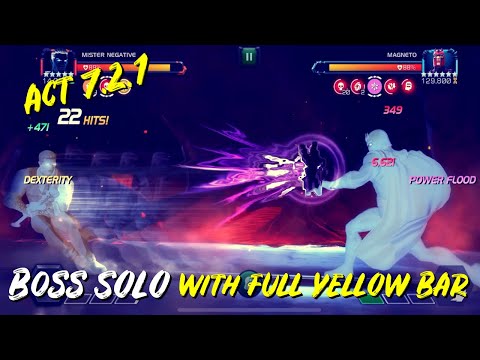 Mister Negative NUKES Magneto Boss with FULL YELLOW BAR! Act 7.2.1! - Marvel Contest Of Champions