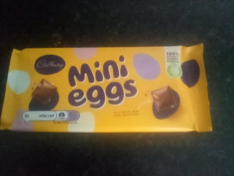 Cadbury Mini Eggs Bar First Taste And